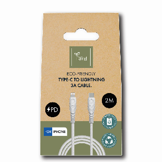 BIOnd BIO-20-TIP USB-C to Lightning 3A Cable, 2 m-Beschreibung lesen