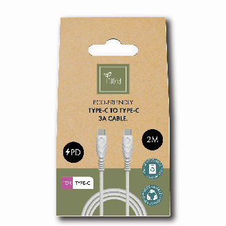 BIOnd BIO-20-TT USB-C to Type-C 3A Cable, 2 m-Beschreibung lesen