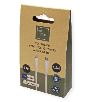 BIOnd BIO-12-TMF USB-C to Lightning 3A Cable, 1,5 m-Beschreibung lesen