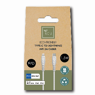 BIOnd BIO-12-TMF USB-C to Lightning 3A Cable, 1,5 m-Beschreibung lesen