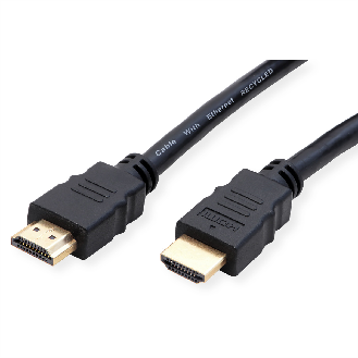 ROLINE RM 8K HDMI Ultra HD Kabel mit Ethernet, ST/ST, schwarz, 5 m-Beschreibung lesen