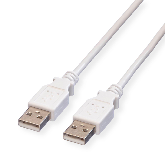 VALUE USB 2.0 Kabel, Typ A-A, weiß, 1,8 m-Beschreibung lesen