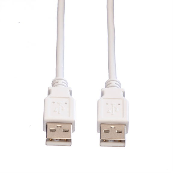 VALUE USB 2.0 Kabel, Typ A-A, weiß, 1,8 m-Beschreibung lesen