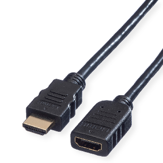 VALUE HDMI High Speed Verlängerungskabel, mit Ethernet, ST-BU, 2 m-Beschreibung lesen