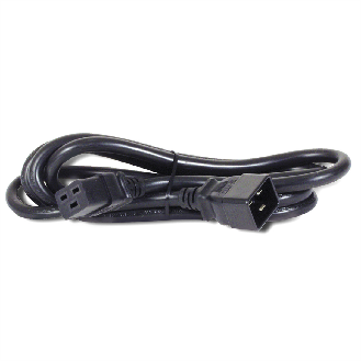 BACHMANN Netzkabel IEC320/C19-C20 16A/250V Kaltgeräteanschluss, schwarz, 0,5 m-Beschreibung lesen