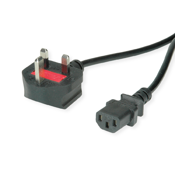 VALUE UK Netzkabel, gerade IEC-Buchse, 10A, schwarz, 1,95 m VALUE UK Netzkabel, gerade IEC-Buchse, 10A, schwarz, 1,95 m-Beschreibung lesen