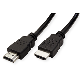 VALUE Câble de raccordement pour écran HDMI High Speed M-M, noir, 2 m-Lire la description
