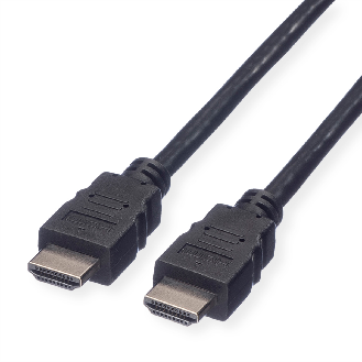 VALUE Câble de raccordement pour écran HDMI High Speed M-M, noir, 2 m-Lire la description