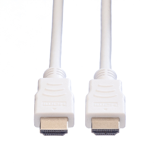 VALUE HDMI High Speed Kabel mit Ethernet, weiß, 7,5 m-Beschreibung lesen