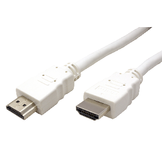 VALUE HDMI High Speed Kabel mit Ethernet, weiß, 7,5 m-Beschreibung lesen
