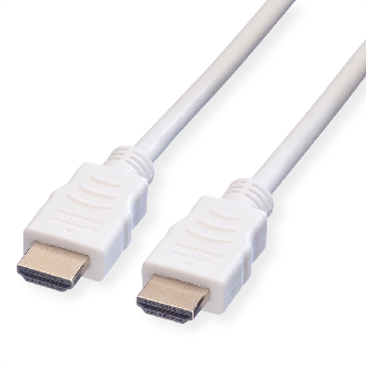 VALUE HDMI High Speed Kabel mit Ethernet, weiß, 7,5 m-Beschreibung lesen