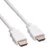 VALUE HDMI High Speed Kabel mit Ethernet, weiß, 7,5 m