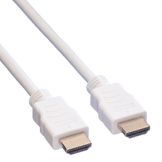 VALUE HDMI High Speed Kabel mit Ethernet, weiß, 7,5 m-Beschreibung lesen