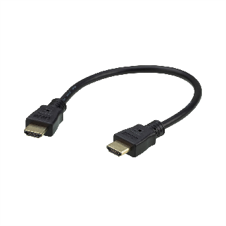 High Speed True 4K HDMI Kabel mit Ethernet, schwarz, 0,3 m-Beschreibung lesen