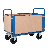 Chariot manutention 4 côtés bois charge 500kg - 80 x 120 x 100cm