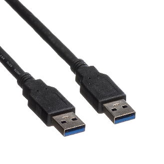 ROLINE USB 3.2 Gen 1 Kabel, Typ A-A, schwarz, 3 m-Beschreibung lesen