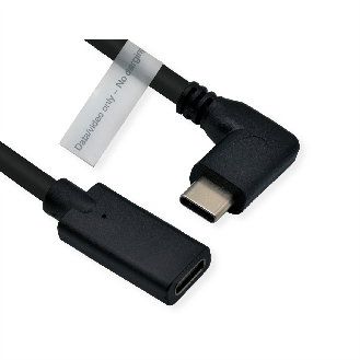 ROLINE Video-Verlängerungskabel (DP Alt Mode) USB Typ C-C, ST/BU, schwarz, 2 m-Beschreibung lesen
