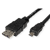 ROLINE GREEN HDMI High Speed Kabel mit Ethernet, HDMI ST - Micro HDMI ST, 2 m