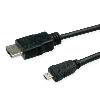 ROLINE GREEN HDMI High Speed Kabel mit Ethernet, HDMI ST - Micro HDMI ST, 2 m