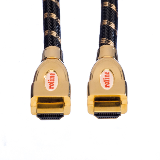 ROLINE GOLD HDMI Ultra HD Kabel mit Ethernet, ST/ST, 1 m-Beschreibung lesen