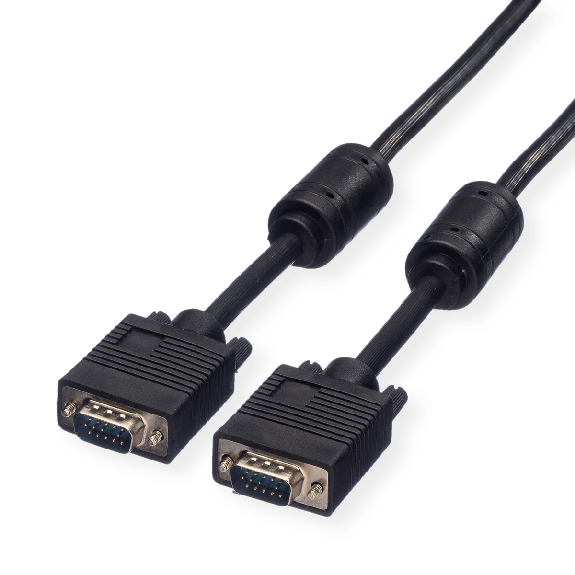 ROLINE SVGA-Kabel HD15 ST - ST mit Ferritkern, 2 m ROLINE SVGA-Kabel HD15 ST - ST mit Ferritkern, 2 m-Beschreibung lesen