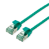 ROLINE RM U/FTP DataCenter Patchkabel Kat.6A (Class EA), slim, grün, 5 m