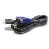 TRENDnet TK-CU15 KVM Kabel 15ft USB/VGA TRENDnet TK-CU15 KVM Kabel 15ft USB/VGA