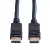 VALUE DisplayPort Kabel, DP ST - ST, LSOH, schwarz, 7,5 m