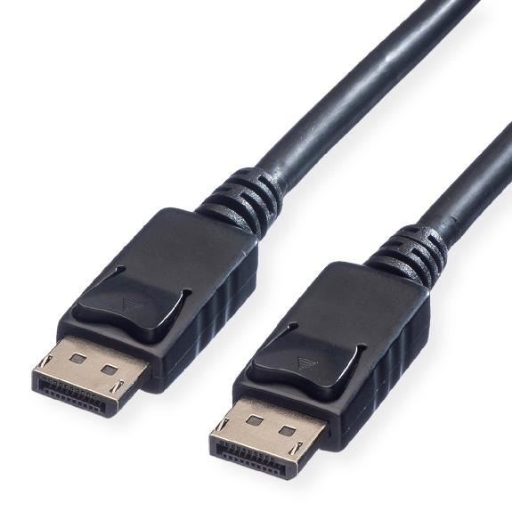 VALUE DisplayPort Kabel, DP ST - ST, LSOH, schwarz, 7,5 m-Beschreibung lesen