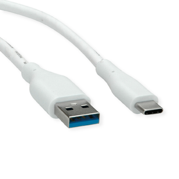 VALUE Câble USB 3.2 Gen 1, A-C, M/M, blanc, 2 m VALUE Câble USB 3.2 Gen 1, A-C, M/M, blanc, 2 m-Lire la description