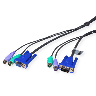 ATEN 2L-5003P/C KVM PS/2 VGA Kabel, grau, 3 m-Beschreibung lesen