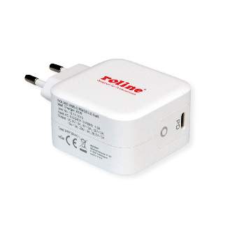 ROLINE USB Charger mit Euro-Stecker, 1x USB Typ C, PD, 61W-Beschreibung lesen
