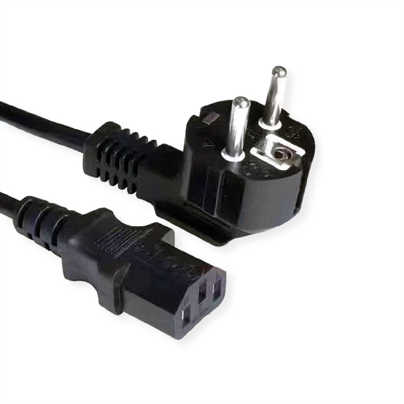 VALUE Netzkabel, gerade IEC-Buchse, schwarz, 3 m-Beschreibung lesen