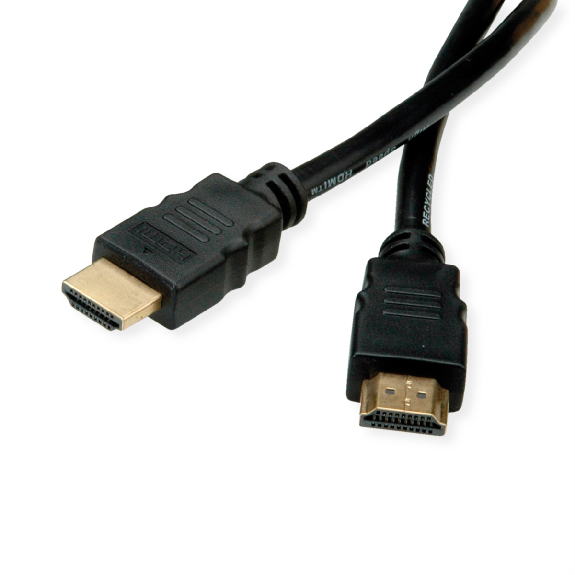 ROLINE RM Câble HDMI Ultra HD 8K avec Ethernet, M/M, noir, 1 m-Lire la description