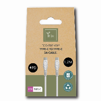 BIOnd BIO-12-TT USB-C to Type-C 3A Cable, 1,2 m-Beschreibung lesen