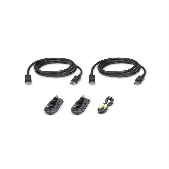 ATEN 2L-7D02UDPX5 Kit de câbles KVM sécurisé deux affichages DisplayPort USB-Lire la description