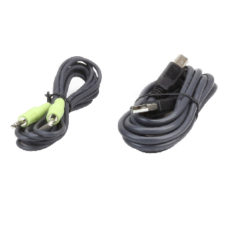 ATEN 2L-7D02UDPX5 Kit de câbles KVM sécurisé deux affichages DisplayPort USB-Lire la description