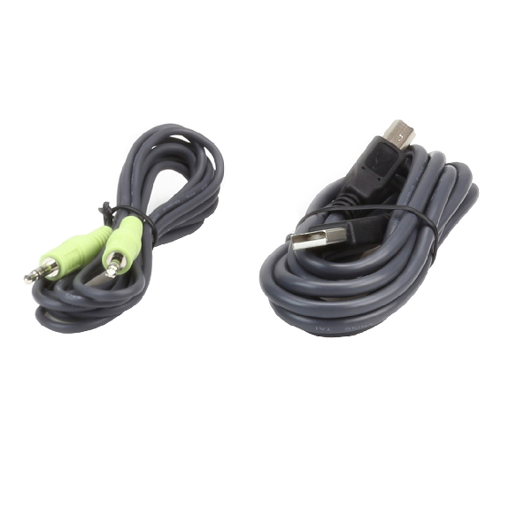 ATEN 2L-7D02UDPX5 Kit de câbles KVM sécurisé deux affichages DisplayPort USB-Lire la description