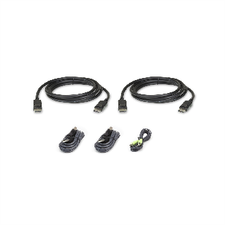 ATEN 2L-7D02UDPX5 Kit de câbles KVM sécurisé deux affichages DisplayPort USB-Lire la description