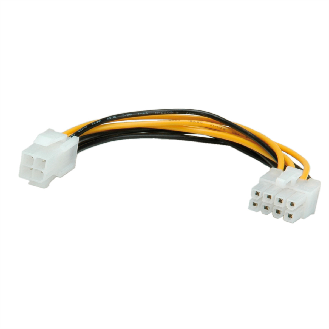 ROLINE Internes Power Adapterkabel, ATX12V P4-Buchse - 8pin EPS-Stecker, 0,15 m-Beschreibung lesen