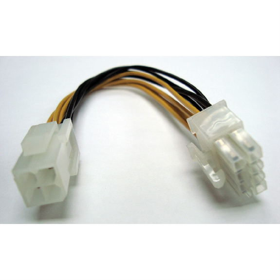 ROLINE Internes Power Adapterkabel, ATX12V P4-Buchse - 8pin EPS-Stecker, 0,15 m-Beschreibung lesen