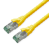 ROLINE RM Patchkabel Kat.6A S/FTP (PiMF), gelb, 15 m