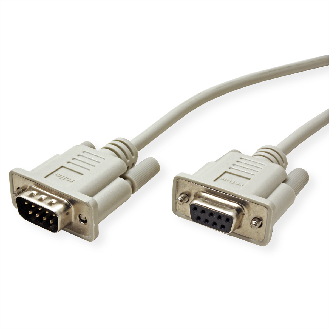 ROLINE RS232-Kabel 9pol ST-BU, 10 m-Beschreibung lesen