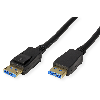 ROLINE DisplayPort Kabel, v2.0, DP ST - ST, schwarz, 2 m