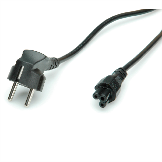 VALUE Netzkabel, 3pol. Notebook-Buchse, schwarz, 1,8 m-Beschreibung lesen