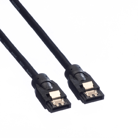 ROLINE Internes SATA 6.0 Gbit/s HDD-Kabel mit Schnappverschluss, 0,5 m-Beschreibung lesen