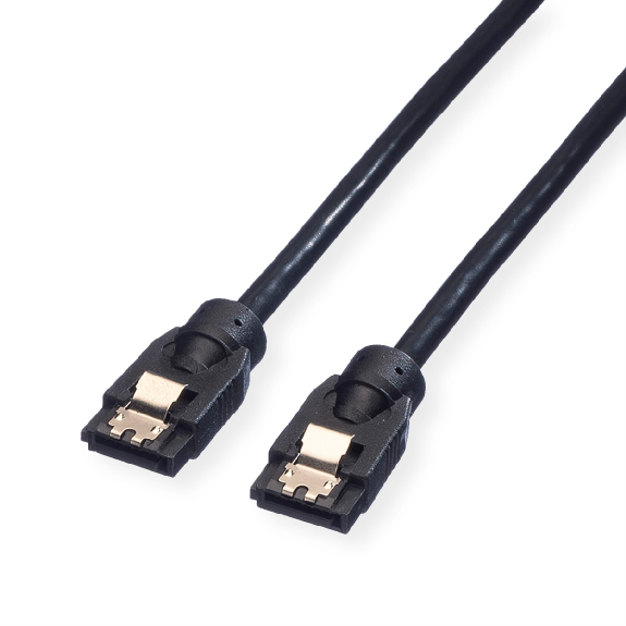 ROLINE Internes SATA 6.0 Gbit/s HDD-Kabel mit Schnappverschluss, 0,5 m-Beschreibung lesen