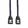 ROLINE Internes SATA 6.0 Gbit/s HDD-Kabel mit Schnappverschluss, 0,5 m