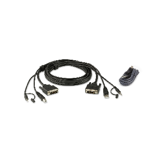ATEN 2L-7D02UDX2 USB DVI-D Dual-Link Secure KVM Kabel Set-Beschreibung lesen