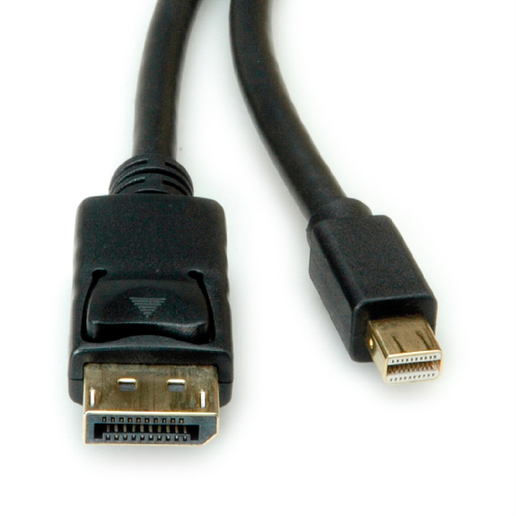 ROLINE Câble Mini DisplayPort v1.4, mDP M - DP M, noir, 2 m-Lire la description